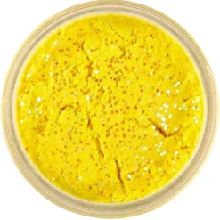 Berkley PowerBait® Glitter Trout Dough (Yellow Glitter)< Forellenangeln-Zubehör|Forellenfutter & Forellenteige