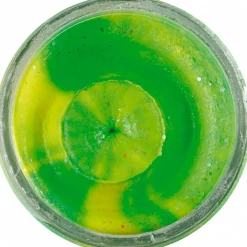 Outlet PowerBait® Glitter Trout Dough (Fluo Green/Yellow Glitter) Forellenangeln-Zubehör|Forellenfutter & Forellenteige