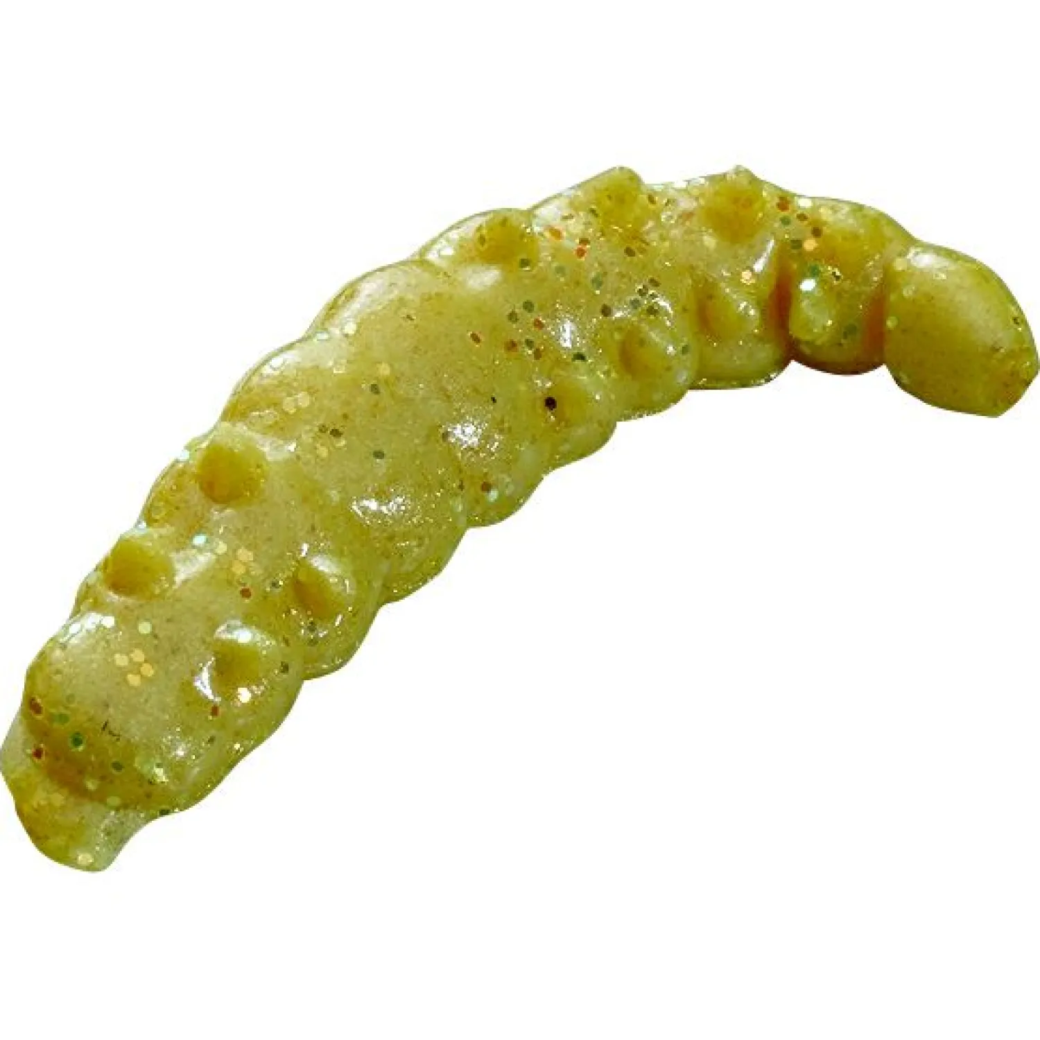 New Powerbait Honey Worms (Garlic gelb) Raubfischangeln Kunstköder|Forellenangeln-Zubehör