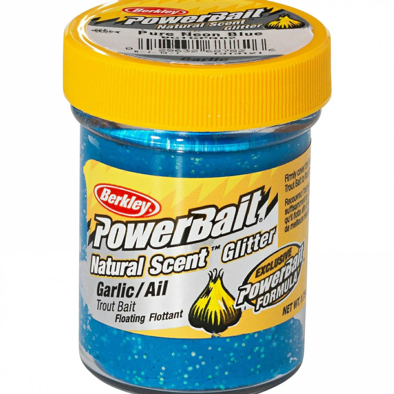 Best PowerBait® Natural Glitter Trout Bait (Garlic Blue Glitter) Forellenangeln-Zubehör|Forellenfutter & Forellenteige