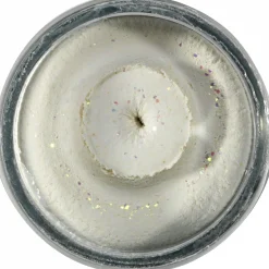 Berkley PowerBait® Natural Glitter Trout Bait (Garlic White Glitter)< Forellenangeln-Zubehör|Forellenfutter & Forellenteige