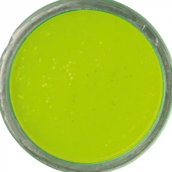 Berkley PowerBait® Natural Glitter Trout Bait (Cheese Chartreuse Glitter)< Forellenfutter & Forellenteige|Forellenangeln-Zubehör