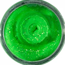 Outlet PowerBait® Natural Glitter Trout Bait (Garlic Spring Green Glitter) Forellenangeln-Zubehör|Forellenfutter & Forellenteige