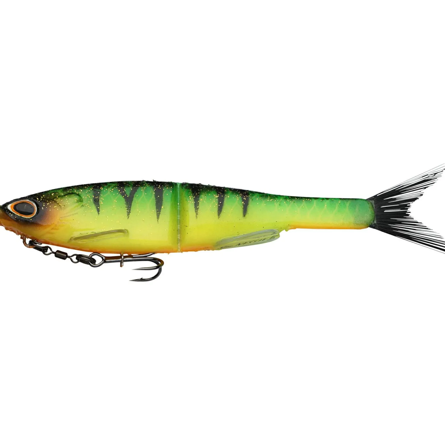 Discount PowerBait Nessie (Firetiger) Gummiköder ·Fertig Montierte Gummifische|Raubfischangeln Kunstköder