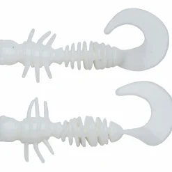 Berkley PowerBait Power Curly (Milky White)< Gummiköder ·Creature Baits