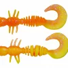 Berkley PowerBait Power Curly (Fluo Orange/Sunshine Yellow)< Gummiköder ·Creature Baits