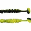 Berkley PowerBait Power Leech (Black/Sunshine Yellow)< Gummiköder ·Gummifische & Shads