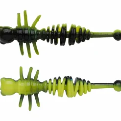 Berkley PowerBait Power Larvae (Black/Sunshine Yellow)< Gummiköder ·Creature Baits