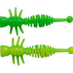 Berkley PowerBait Power Larvae (Spring Green/Sunshine Yellow)< Gummiköder ·Creature Baits