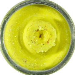 Discount PowerBait® Sinking Glitter Trout Dough (Sunshine Yellow Glitter) Forellenangeln-Zubehör|Forellenfutter & Forellenteige