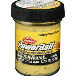 PowerBait® Trout Dough Spices (Spices Curry) Forellenangeln-Zubehör|Forellenfutter & Forellenteige