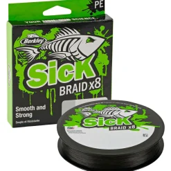 Discount Sick Braid x8 (300 m, Black) Geflochtene Schnüre