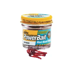 Berkley Soft Baits PowerBait Maxi Blood Worms (Zuckmückenlarven)< Raubfischangeln Kunstköder|Gummiköder ·Gummimaden & Gummiwürmer
