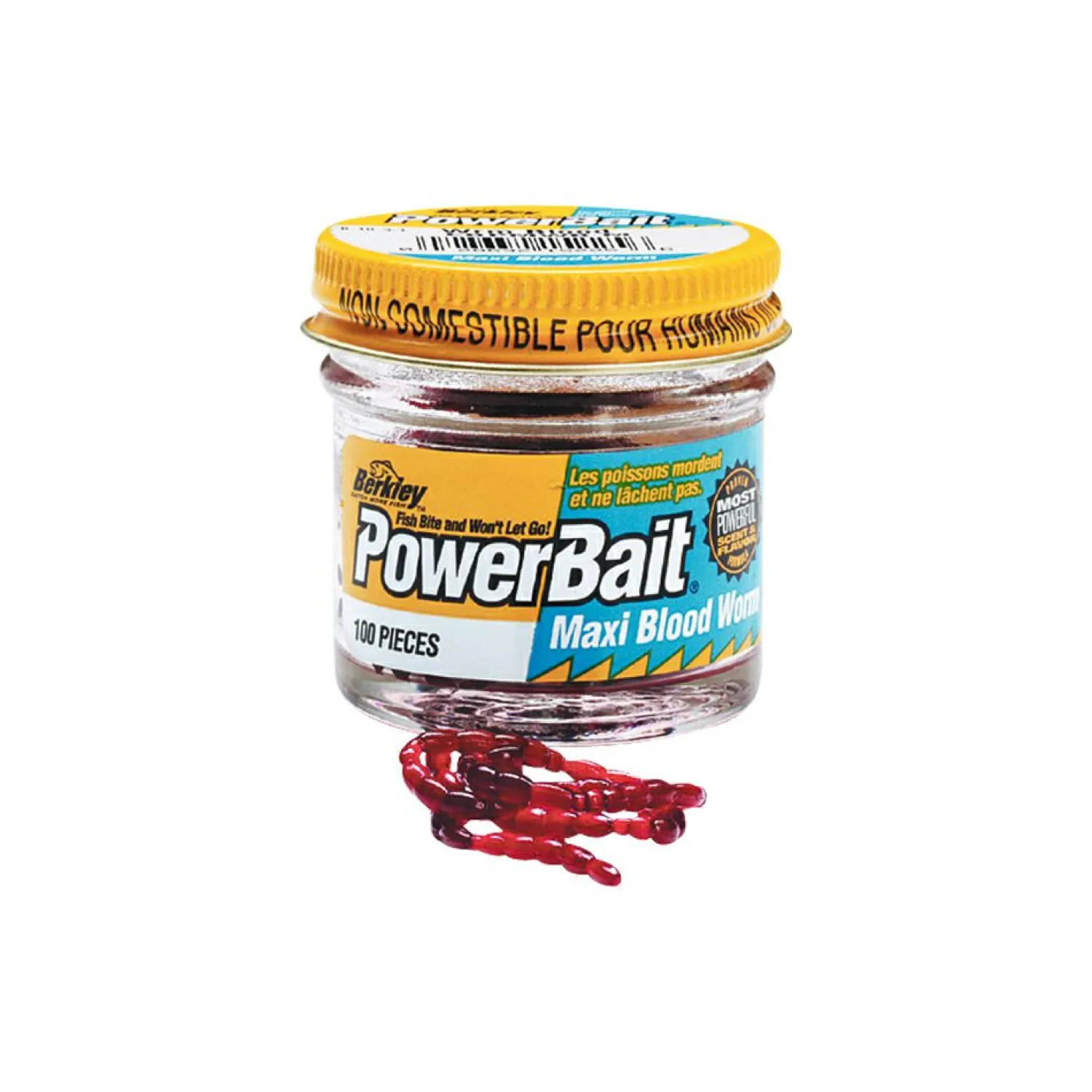 Berkley Soft Baits PowerBait Maxi Blood Worms (Zuckmückenlarven)< Raubfischangeln Kunstköder|Gummiköder ·Gummimaden & Gummiwürmer