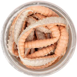 Berkley Softbait PowerBait Power Honey Worm (orange/pearl)< Raubfischangeln Kunstköder