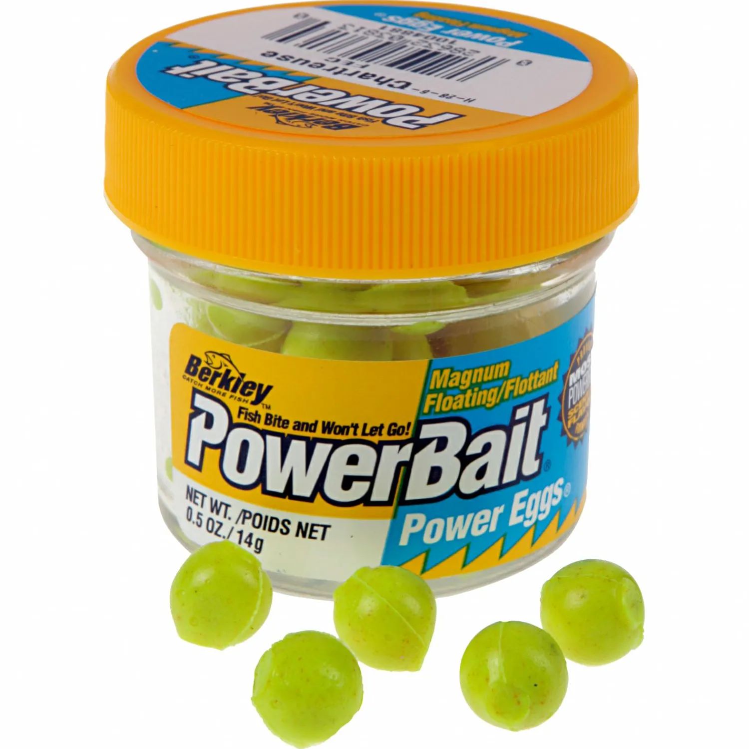 Berkley Softbait PowerBait® Power Eggs® Floating Magnum (Chartreuse)< Gummiköder ·Sonstige Weichplastikköder|Forellen-Kunstköder