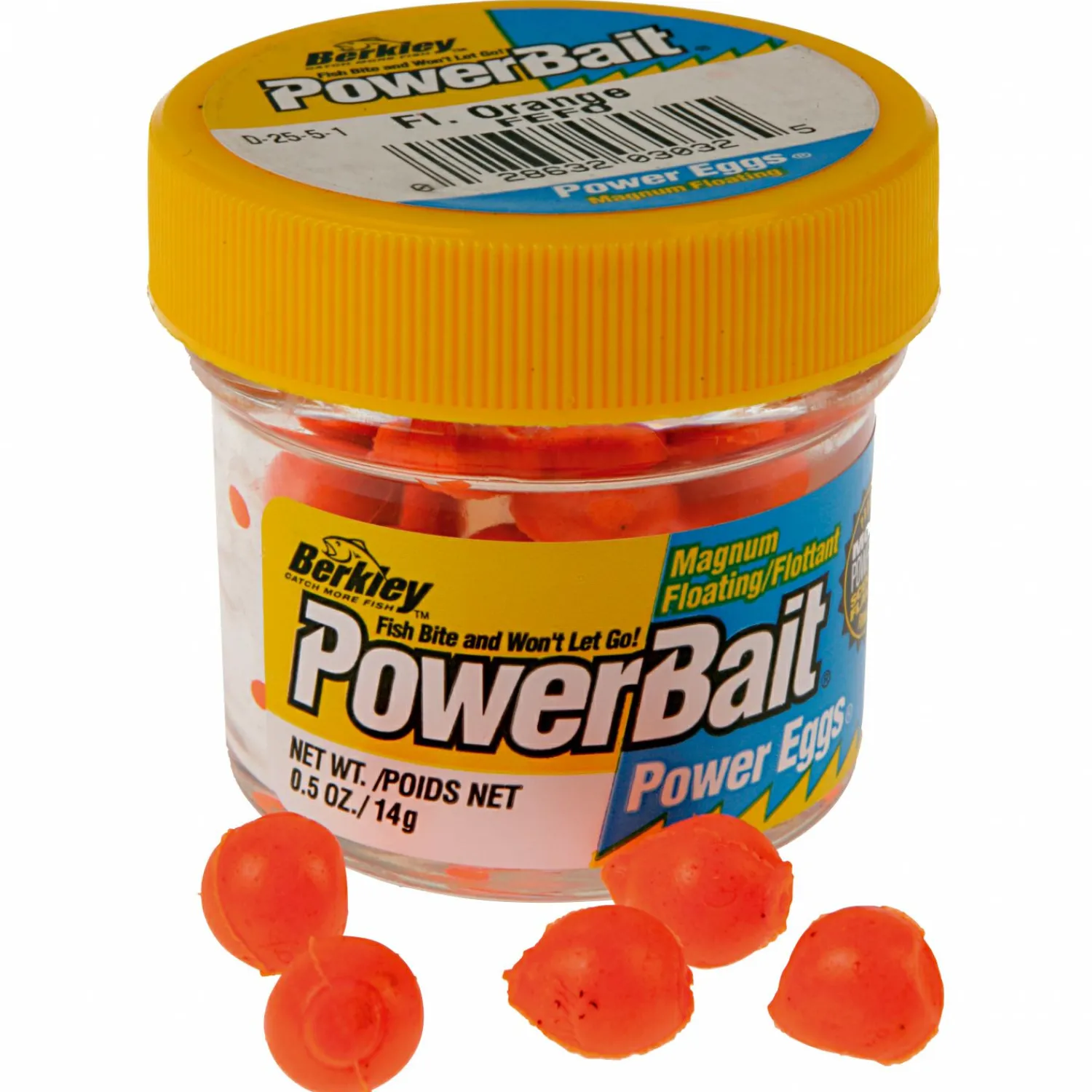 Berkley Softbait PowerBait® Power Eggs® Floating Magnum (Fluorescent Orange)< Raubfischangeln Kunstköder|Forellen-Kunstköder