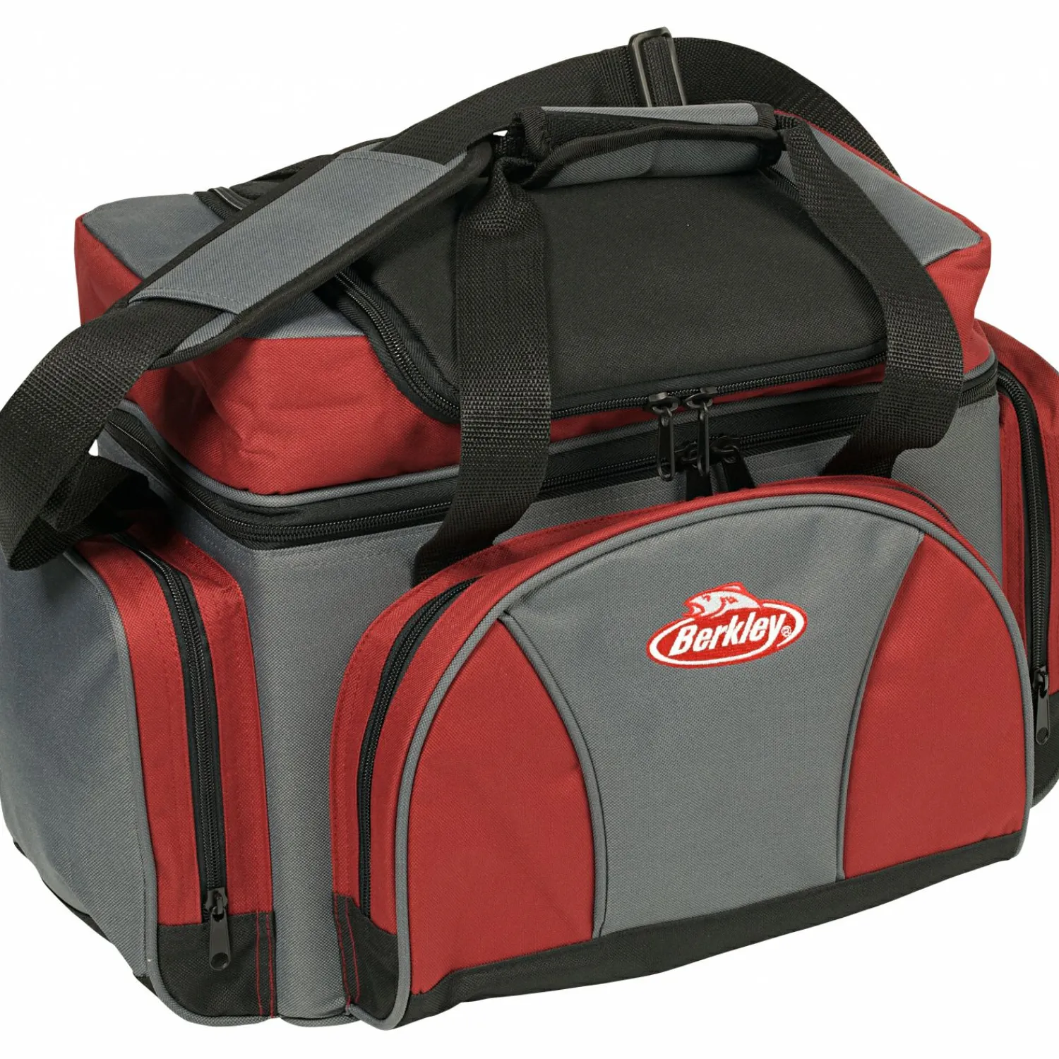 Berkley System Bag Medium Grey Red< Angeltaschen ·Kunstködertaschen