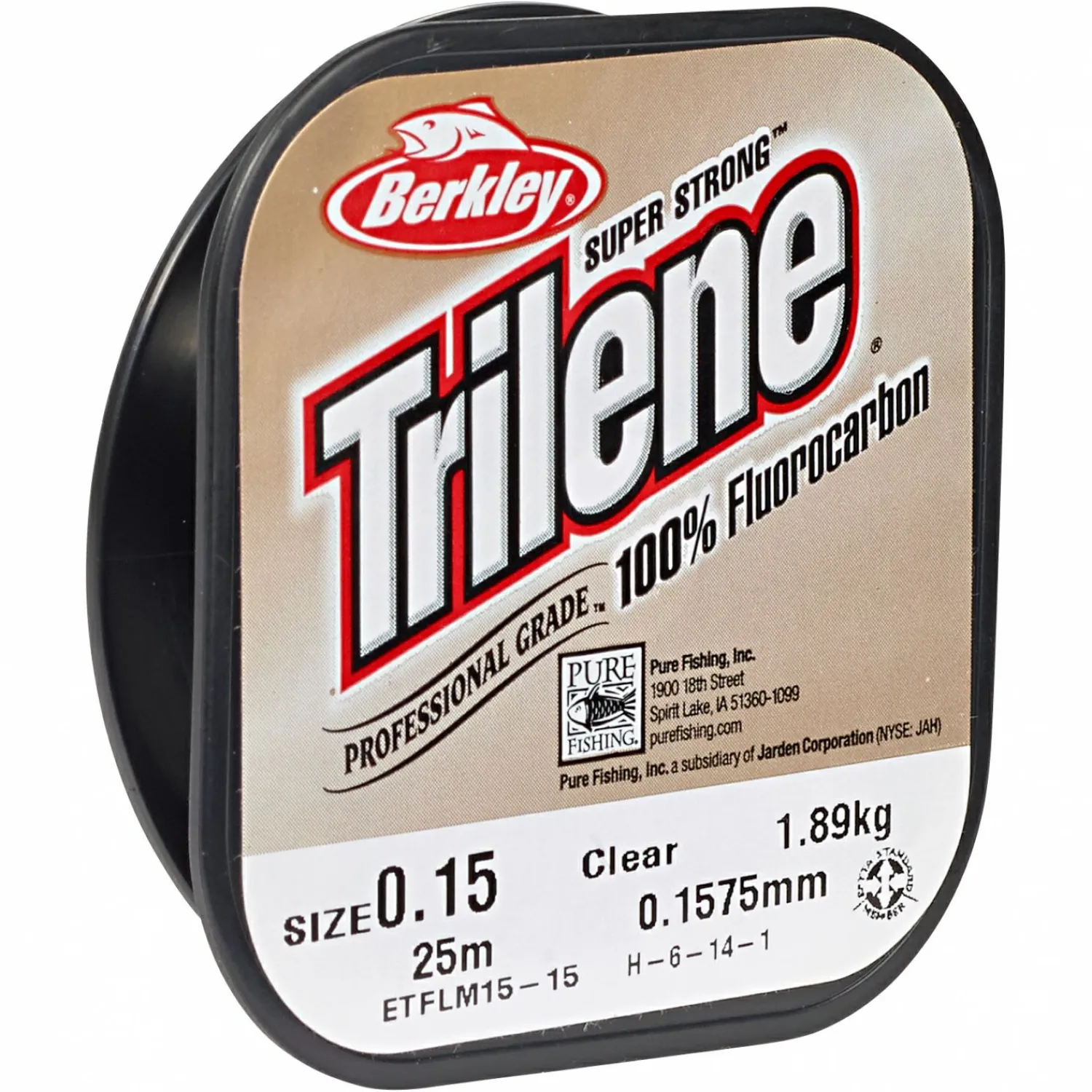 Berkley Vorfachmaterial Trilene Fluorocarbon Leader (transparent, 25 m)< Fluorocarbon-Schnüre