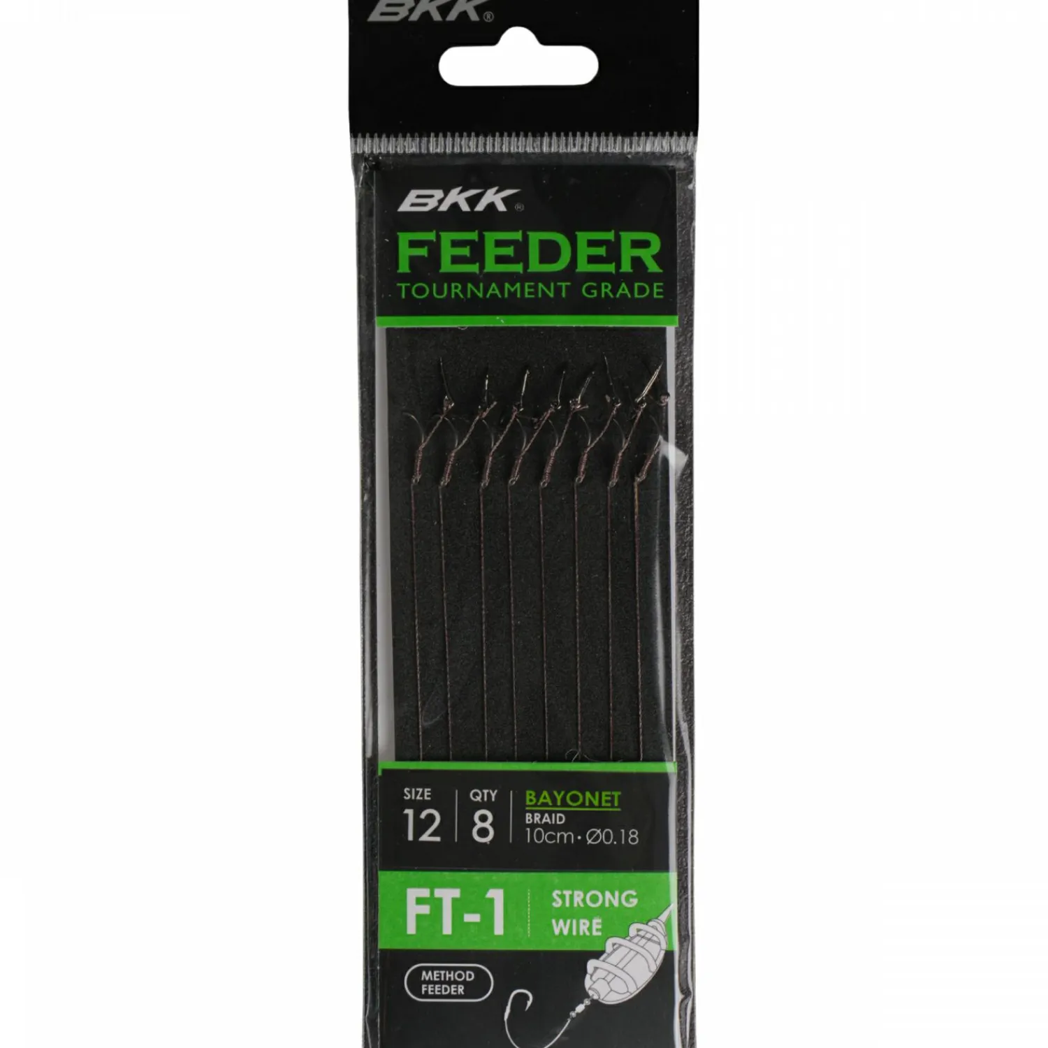 BKK Snelled Feeder FT-1 Bayonet Rigs-Braid< Angelhaken|Friedfischangeln-Zubehör