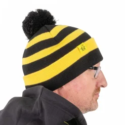 Black Cat Bobble Hat (Black/Yellow)< Anglerhüte & Anglermützen