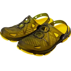 Hot Cat Clogs Unisex (Black/Yellow) Outdoor- & Angel-Sandalen