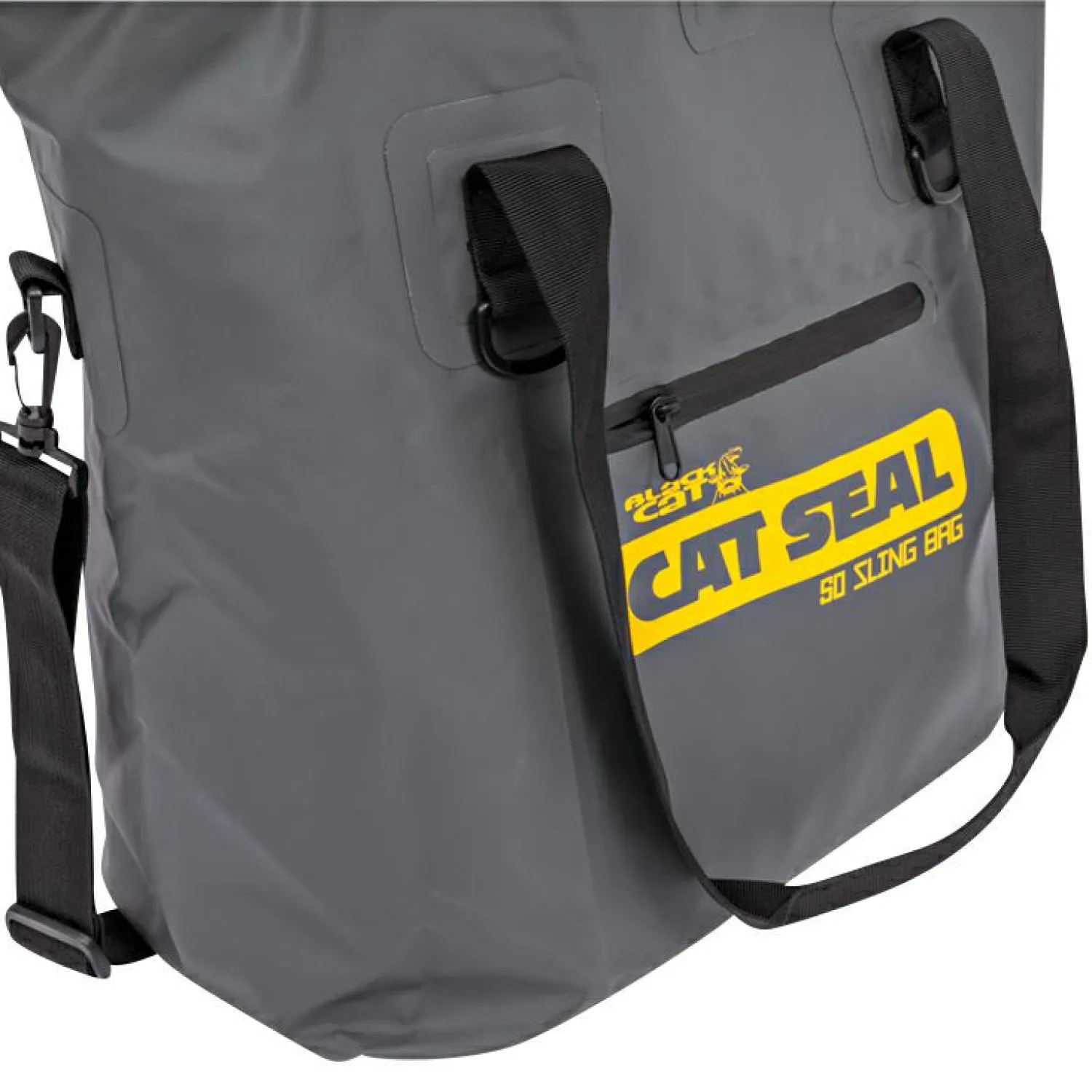 Black Cat Cat Seat 50l Waterproof Sling Bag< Angeltaschen ·Angel-Umhängetaschen