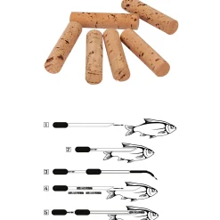 Outlet Kork-Sticks Wallerangeln-Zubehör
