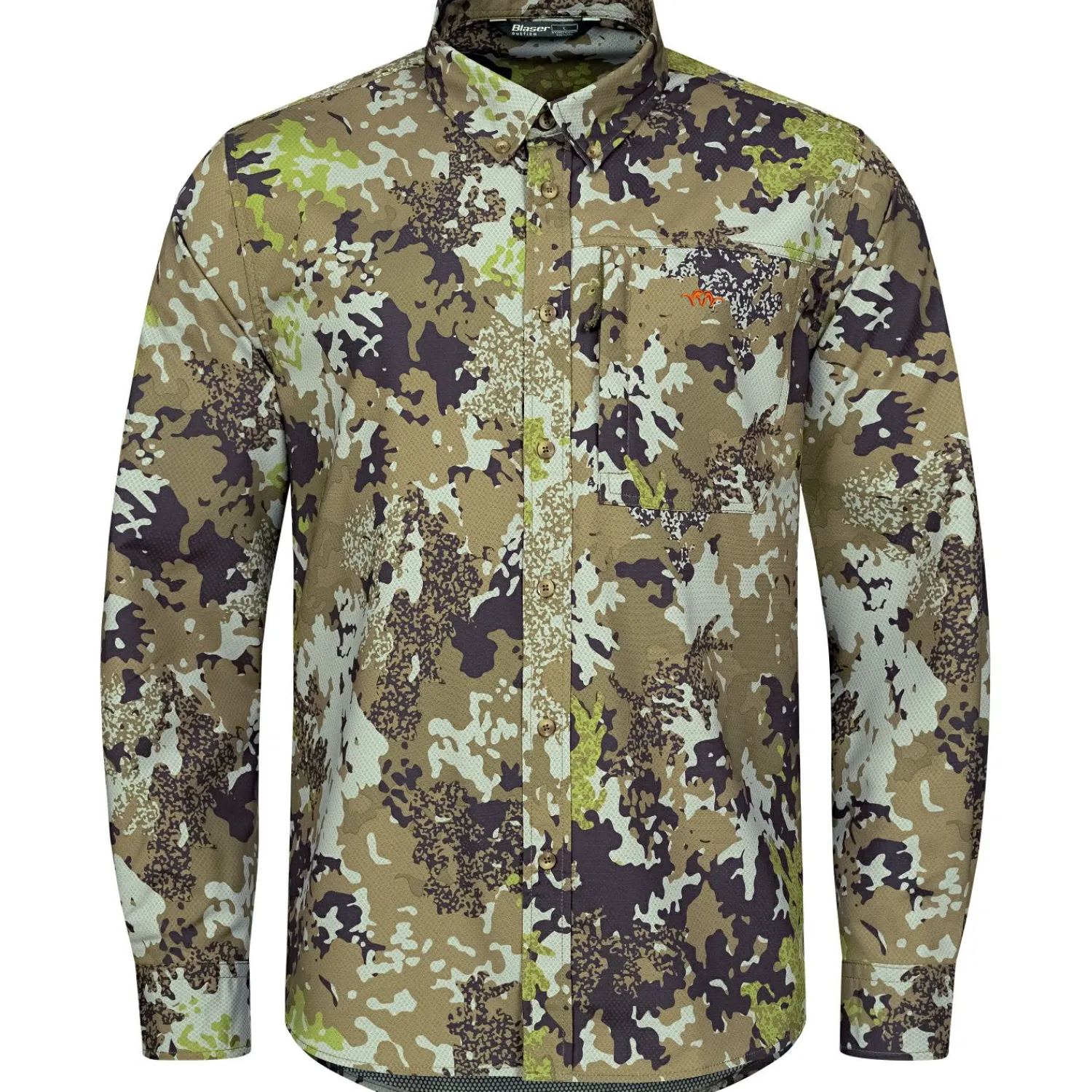 Blaser AirFlow Hemd Herren (Huntec Camouflage)< Tarnjacken & Tarnwesten