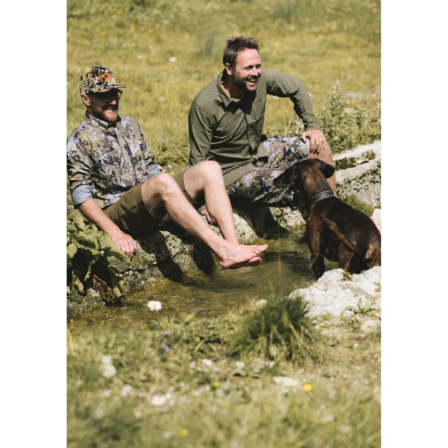 Blaser AirFlow Hemd Herren (Huntec Camouflage)< Tarnjacken & Tarnwesten