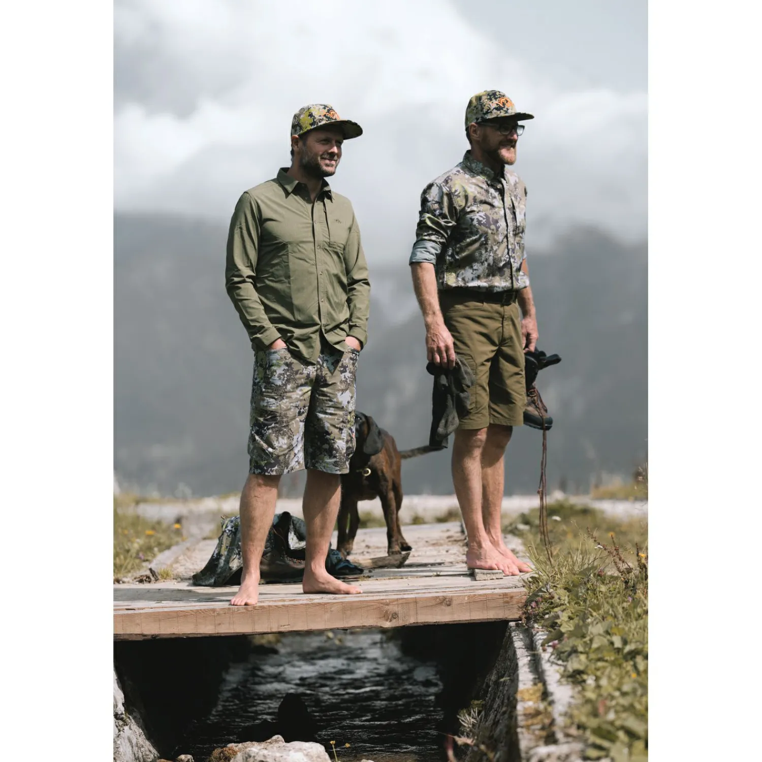 Blaser AirFlow Hemd Herren (Huntec Camouflage)< Tarnjacken & Tarnwesten