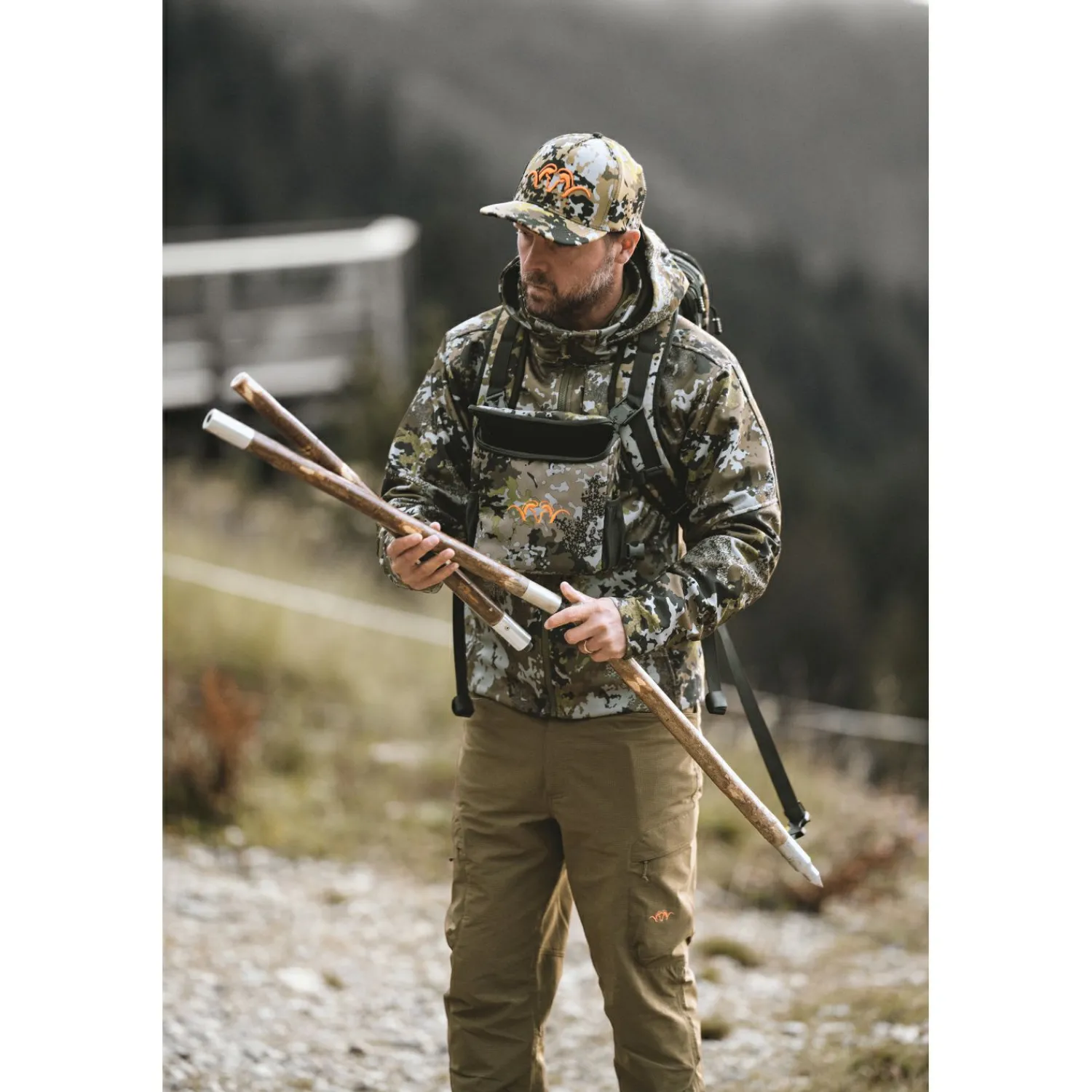 Online AirFlow Hose 23 Herren (Dunkel Oliv) Outdoor- & Angler-Cargohosen