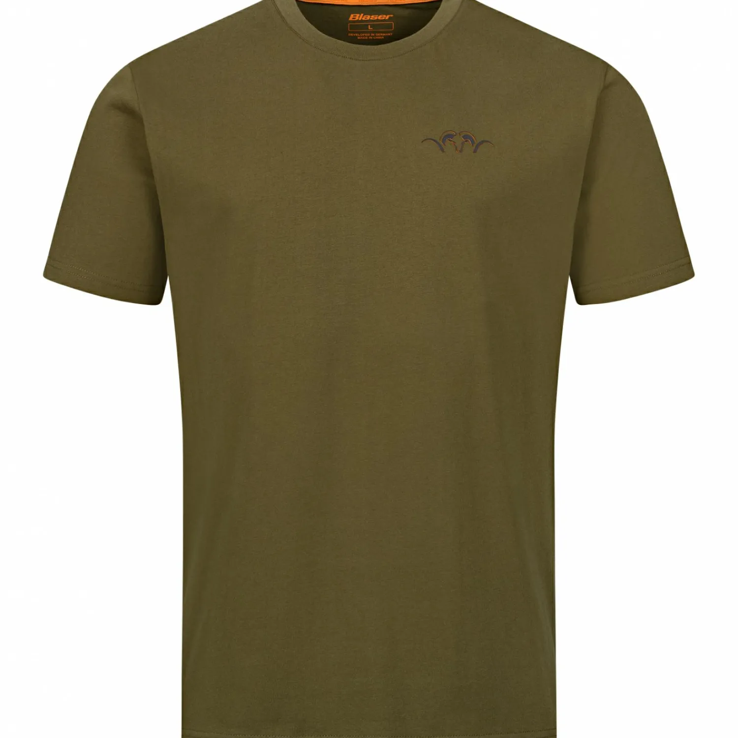 Discount Badge T26 T-Shirt Herren (Dunkel Oliv) Angelshirts & Angel-Oberteile