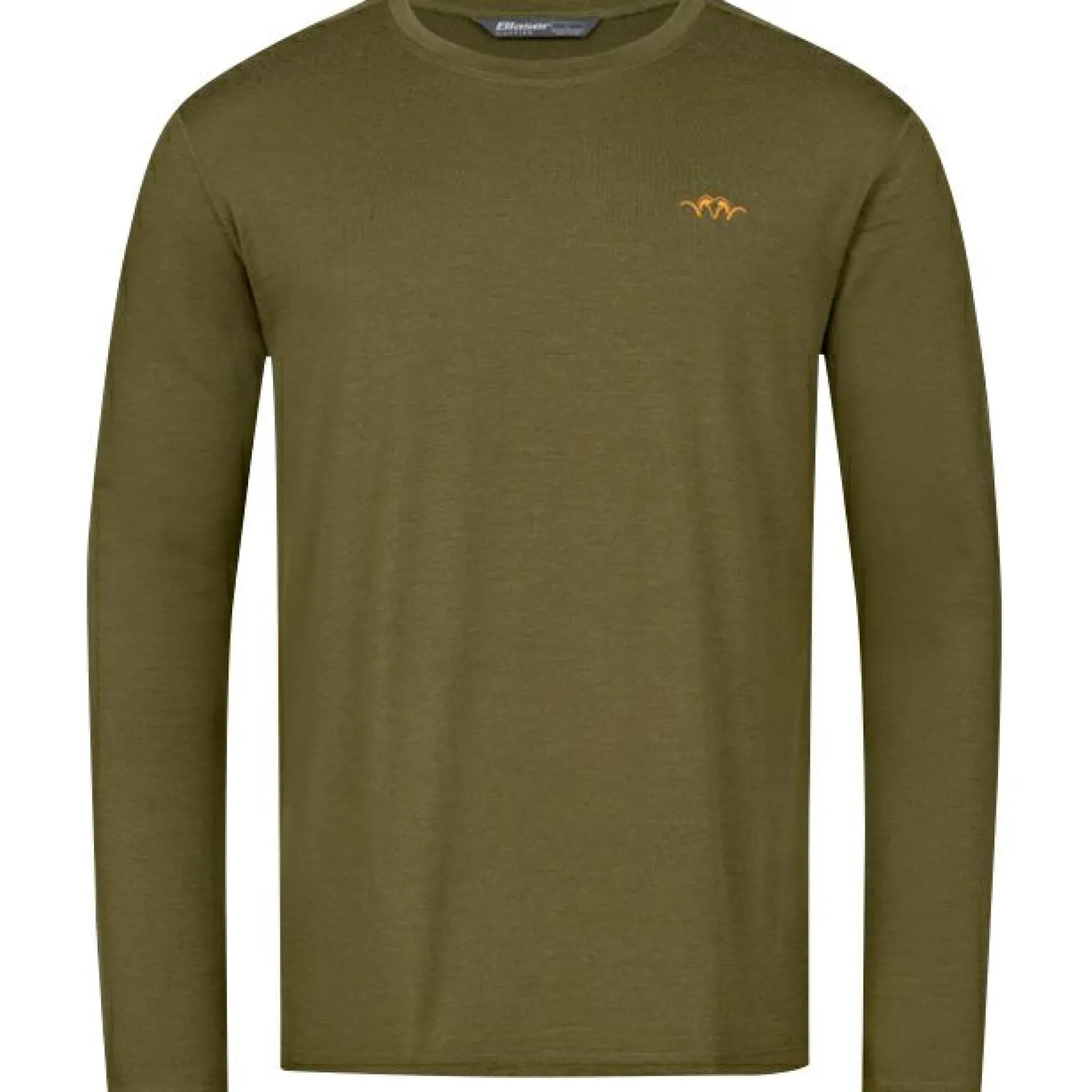 Clearance Base 160 Merino Longsleeve Herren (Dunkel Oliv) Angel-Poloshirts & Langarmshirts