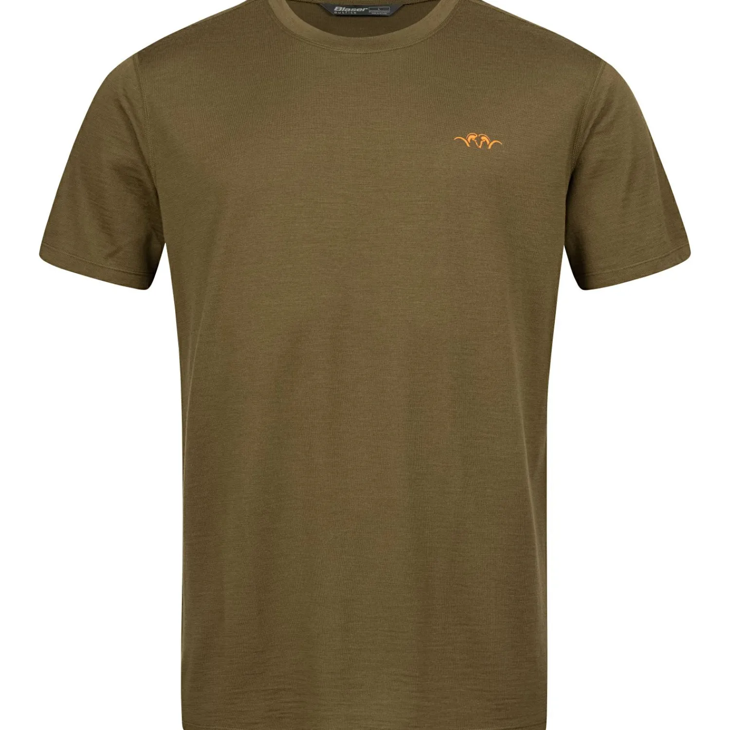 Discount Base 160 Merino T-Shirt Herren (Dunkel Oliv) Angelshirts & Angel-Oberteile