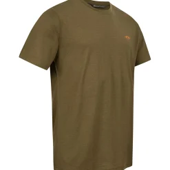 Discount Base 160 Merino T-Shirt Herren (Dunkel Oliv) Angelshirts & Angel-Oberteile
