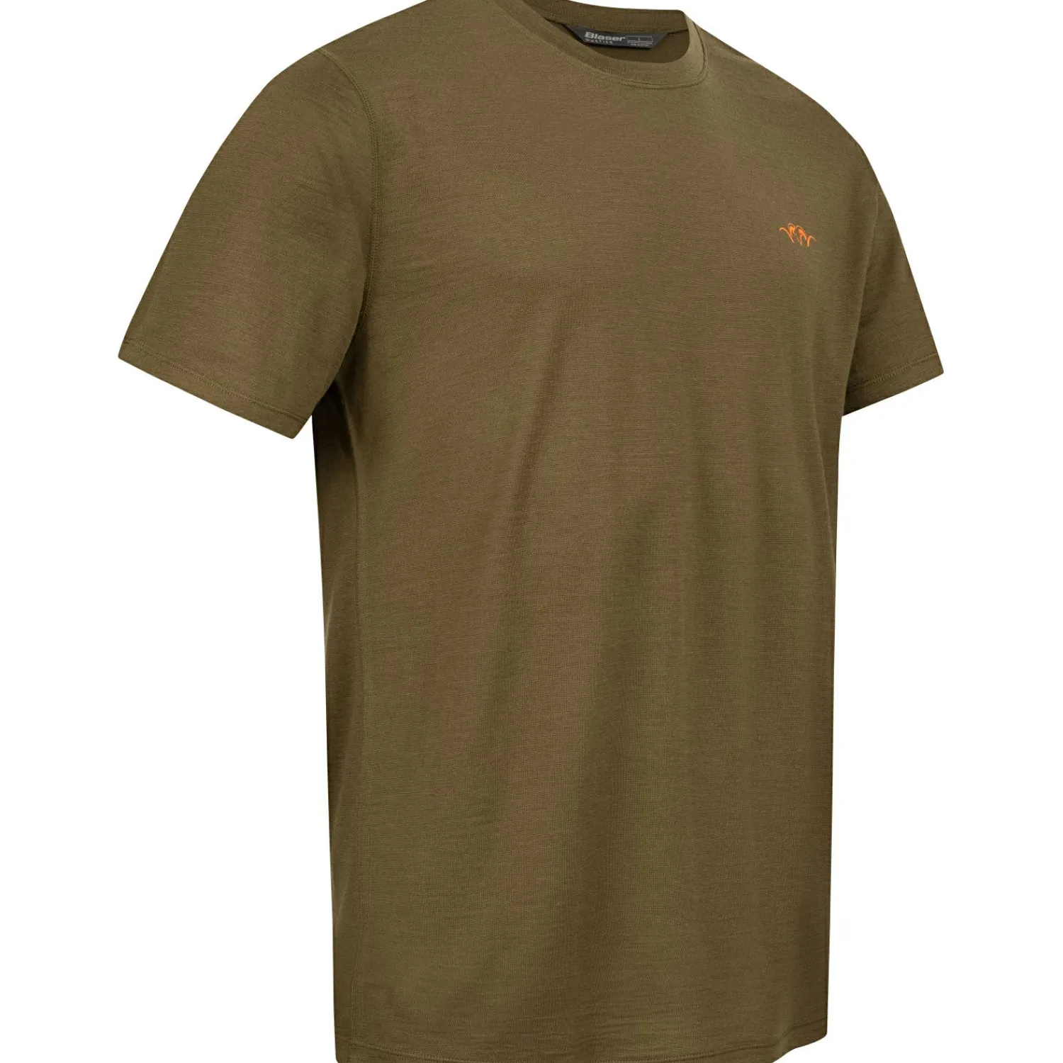 Discount Base 160 Merino T-Shirt Herren (Dunkel Oliv) Angelshirts & Angel-Oberteile