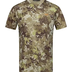 Sale Base 160 Merino T-Shirt Herren (Huntec Camouflage) Angelshirts & Angel-Oberteile