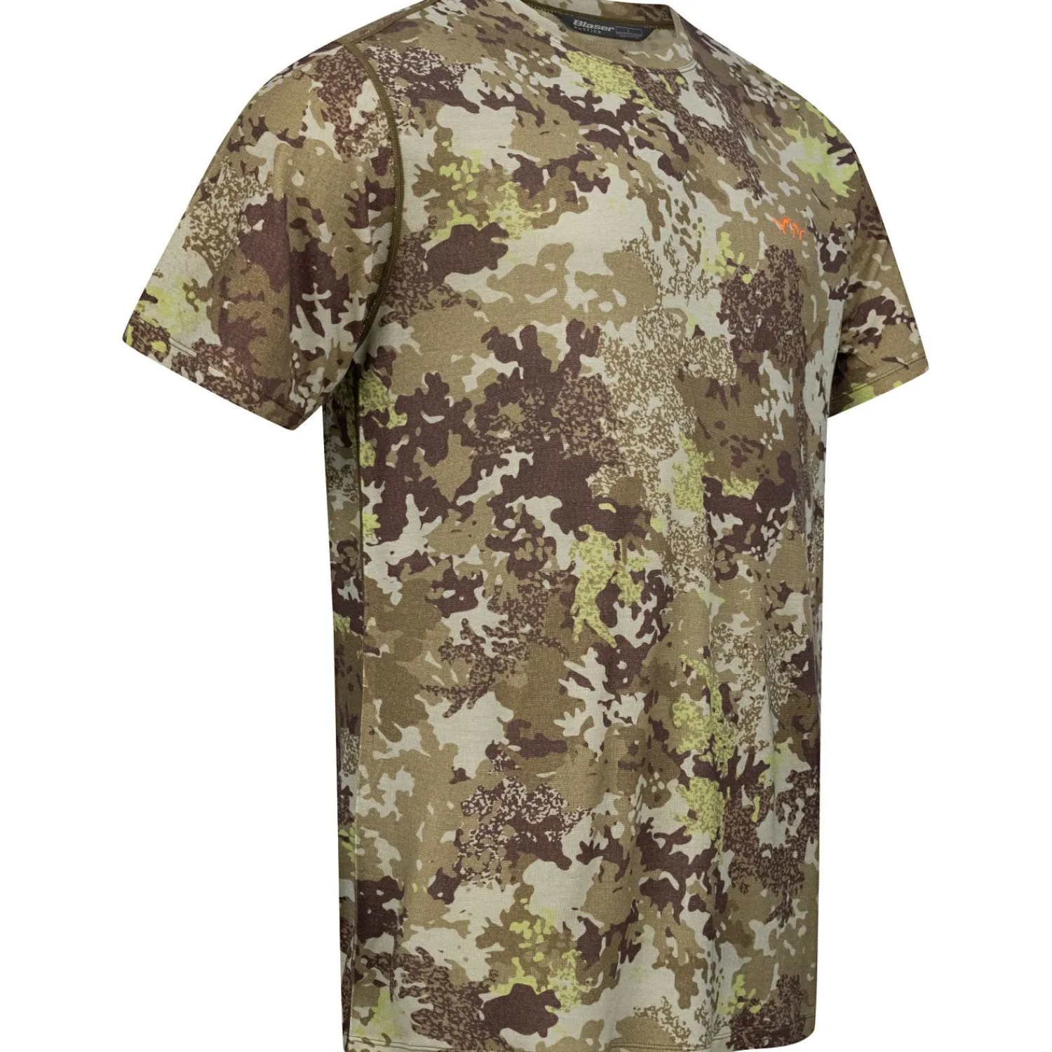 Sale Base 160 Merino T-Shirt Herren (Huntec Camouflage) Angelshirts & Angel-Oberteile