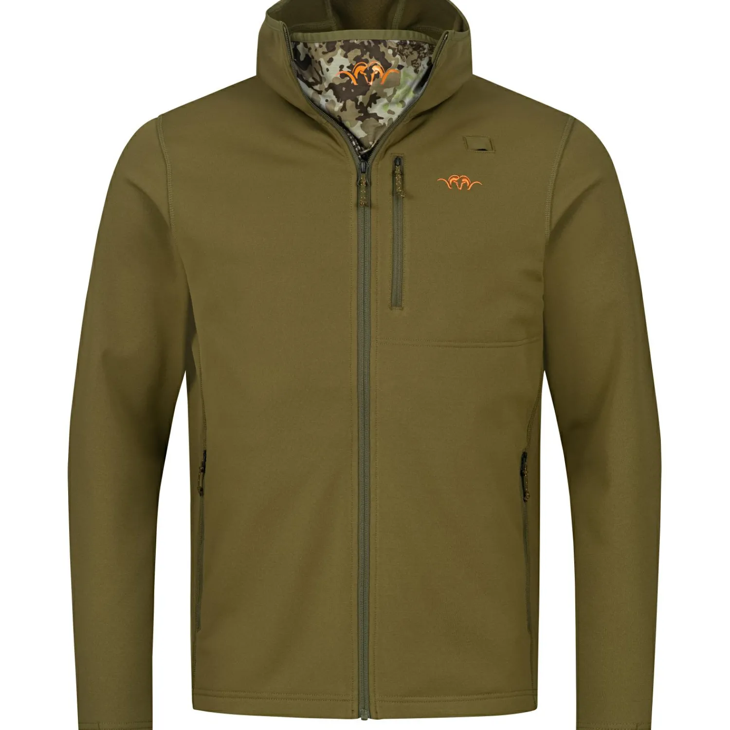 Hot Drain FZ Hoody Herren (Dunkel Oliv) Angelpullover & -Strickjacken