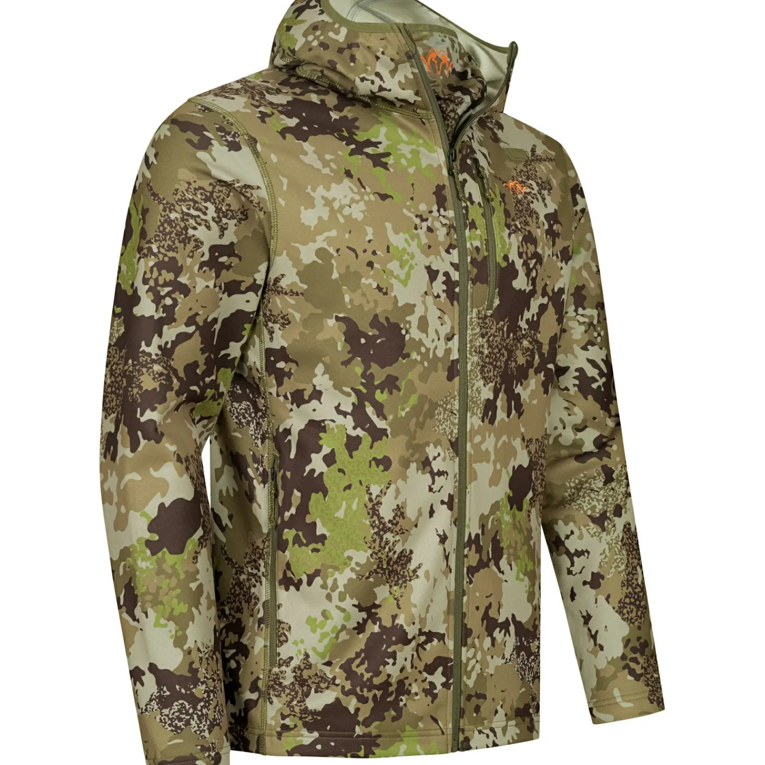 New Drain FZ Hoody Herren (Huntec Camouflage) Angelpullover & -Strickjacken
