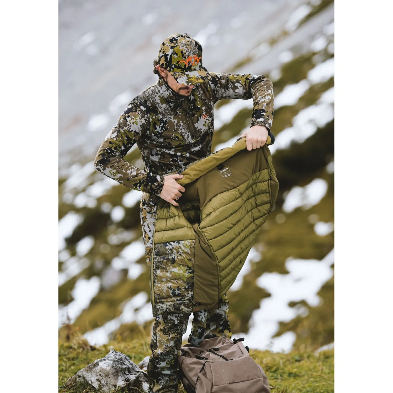 Clearance Drain Halfzip Herren (Huntec Camouflage) Tarnjacken & Tarnwesten