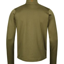 Blaser Drain Halfzip Herren (Dunkel Oliv)< Angelpullover & -Strickjacken