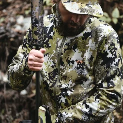 Best Flash Midlayer Jacke Herren (Huntec Camouflage) Outdoor- & Angel-Jacken
