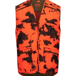 Best Kalle Weste Unisex (Blaze Orange Camo) Outdoor- & Anglerwesten
