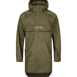 Hot Laurent Smock Vintage Outdoorjacke Herren (Olive Mélange/Schwarz) Outdoor- & Angel-Jacken