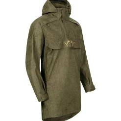 Hot Laurent Smock Vintage Outdoorjacke Herren (Olive Mélange/Schwarz) Outdoor- & Angel-Jacken
