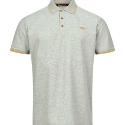 New Polo Shirt 22 Herren (Grau Mélange) Angel-Poloshirts & Langarmshirts