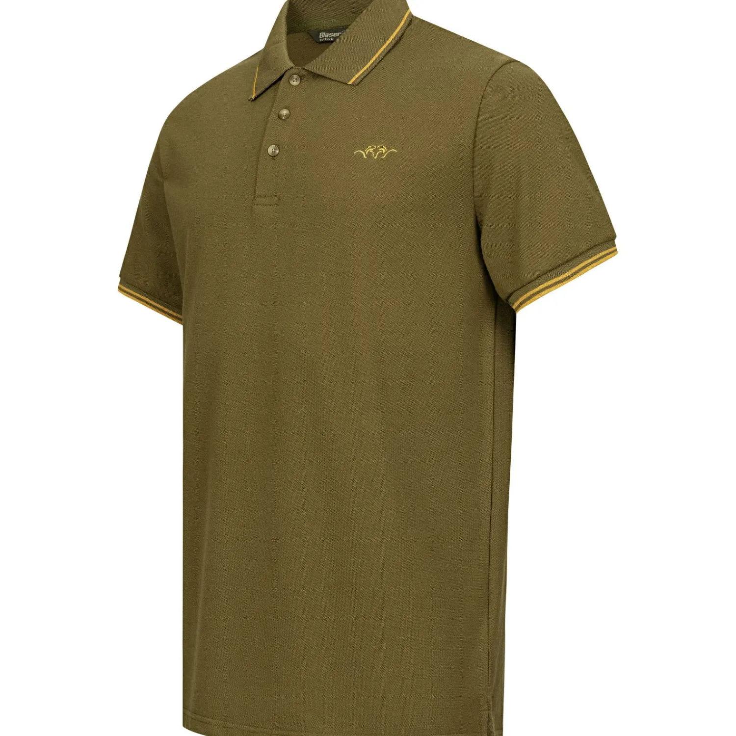 Clearance Polo Shirt 22 Herren (Dunkel Oliv) Angel-Poloshirts & Langarmshirts