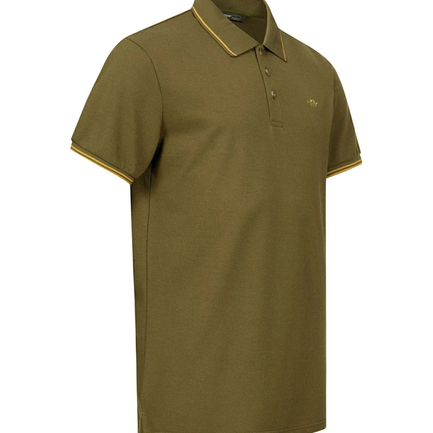 Clearance Polo Shirt 22 Herren (Dunkel Oliv) Angel-Poloshirts & Langarmshirts